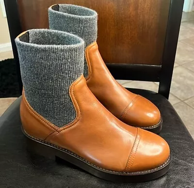 New Women’s 7.5 J. Crew Chelsea Sock Boots • $60