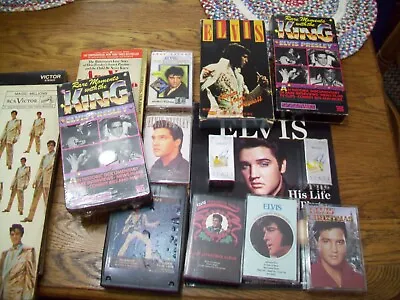 This Is A Lot Of Elvis Presley Items  See Descriptions Below  Free Shipping • $65