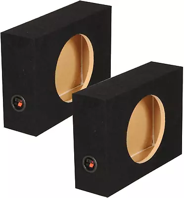 2 Q-Power Shallow Single 12  Sealed Truck Subwoofer Enclosure 5/8  MDF Sub Boxes • $90.99