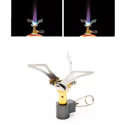 Light Weight Folding Small Mini Ultralight Outdoor Camping Cook Burner Gas Stove • $19.98