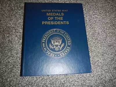 Medals Of The Presidents - United States Mint In Album. Washington To G.W. Bush. • $79