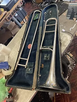 Vintage 1935 King New Proportion Tenor Trombone W/ Original Case • $200