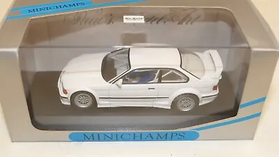 MINICHAMPS BMW M3 E36 GTR Street White 1993 430023380 WHITE INTERIOR • $111.90