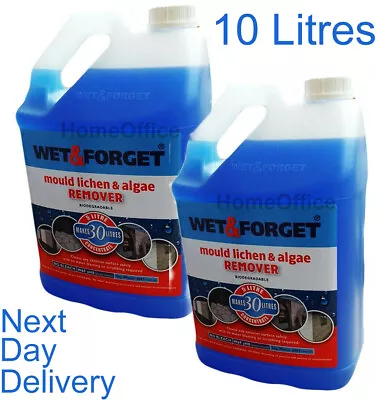 2 X 5L WET AND FORGET MOULD ALGAE AND LICHEN REMOVAL Wet & Forget • £69.95