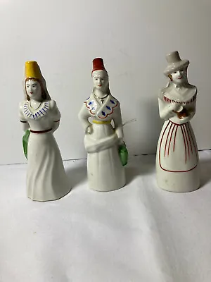 Three (3) Vintage  Liquor/ Wine Porcelain Decanters Made In France • $17.88