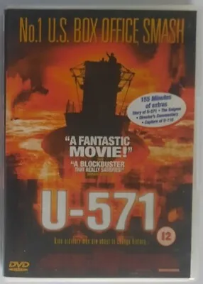 U-571 - Matthew Mcconaghey Bill Paxton - Reg 2 Dvd • £3.49