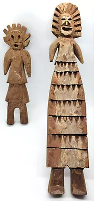 Tarahumara Raramuri Pine Bark Carving Mother And Child Indigenous Mexico-VINTAGE • $60