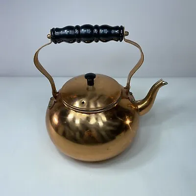 Teapot Copper Coated Kettle Benjamin & Medwin Inc. New York NY Douro Vtg • $12.95