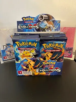 HEAVY Pokemon XY Evolutions Booster Pack - New & Sealed - Heaviest Pack In Box - • $74.59