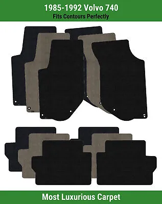 Lloyd Luxe Front & Rear Row Carpet Mats For 1985-1992 Volvo 740  • $249.99