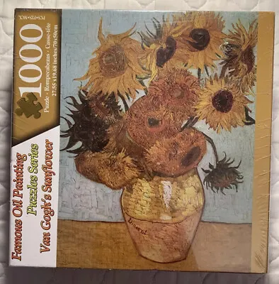 Famous Oil Painting Puzzles Series Van Gogh's Sunflower 1000 Pcs • $9.99