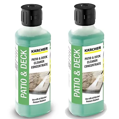 Karcher Patio Deck Cleaner Concentrate 500ml Pressure Washer Detergent X 2 Pack • £21.99