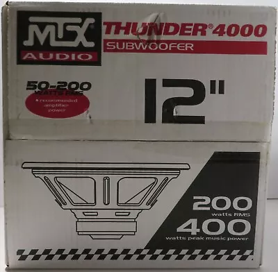 NEW MTX THUNDER 4000 12” Subwoofer T4124A 4 Ohm • $119.99