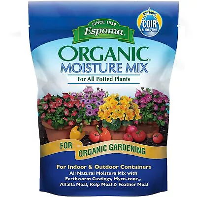 Espoma ESPMM8 Organic Moisture Mix Potting Soil 8 Quart • $22.89