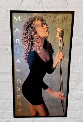 Mariah Carey Vintage 1990 Promo Debut Poster 25x48 Columbia Records RARE. • $525.99