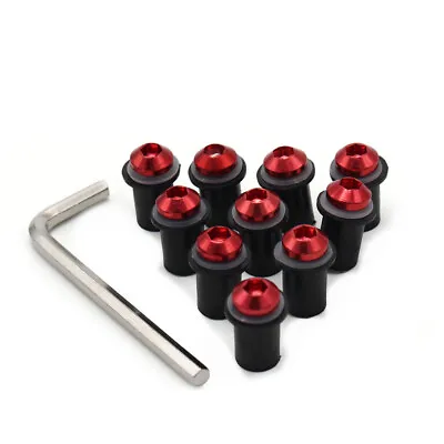 Motorcycle Windscreen Windshield Bolts Screw Nut Kit For Yamaha YZF-600 R6 98-05 • $9.98