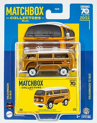 2023 Matchbox Collectors #20 Volkswagen T2 Bus GOLDEN BROWN METALLIC | FSC • $11.99