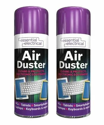 £7.74 • Buy 2x Air Duster Spray Compressed Aerosol Clean Protects Mobile Keyboard 200ml 5707