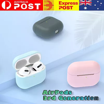 For Apple AirPods 3rd Gen Case Generation 3 Silicone Shockproof Protective Cover • $3.99