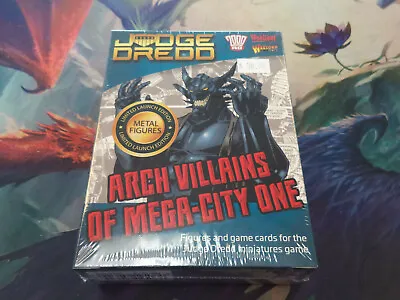 Arch Villains Of Mega-City One Judge Dredd Miniatures 2000 AD Warlord Games News • $35.39