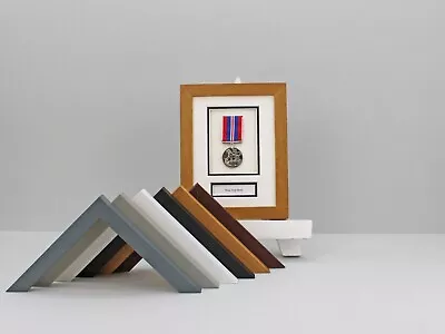 Personalised Military/Service Medal Display Frame For One Medal. 8x6 . (110a) • £21