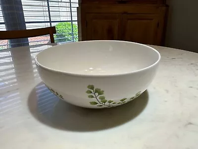 Martha Stewart  Maidenhair Fern  Green 9  Salad Serving Bowl From Macy's • $26