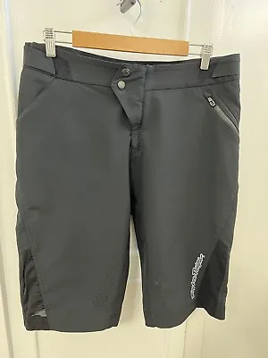 Troy Lee Designs Men's Shorts Shell Sz 36 Black Ruckus Mountain Biking Riding • $39