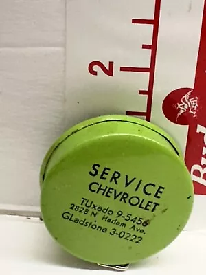 Vintage Circa 1950's CHEVROLET SERVICE MADE USA Advertising Pocket Tape Measure • $22