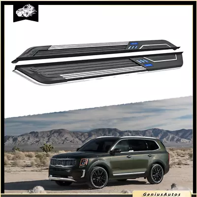 Running Boards Side Steps Nerf Bars Fits For KIA Telluride 2019-2024 • $531.91