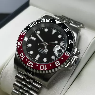 NEW Automatic GMT NH34 Ceramic Coke Bezel Sapphire Crystal 20ATM WaterProof • $199