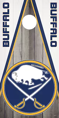 Corn Hole Board Wrap - Buffalo Sabres Set Cornhole D2 • $59.99