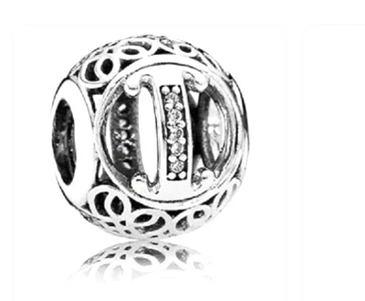 $34 • Buy New Genuine PANDORA 791858CZ Sterling Silver Vintage Letter I Charm