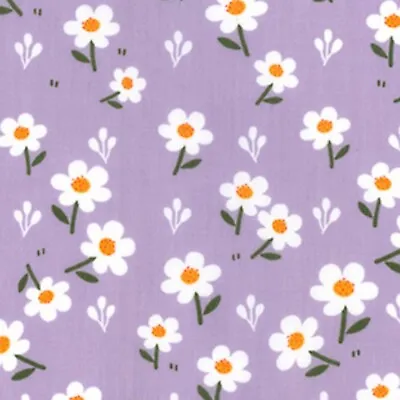 Polycotton Fabric Quality Craft Material Fat Quarter Metre Flower FLORAL NOVELTY • £3.65