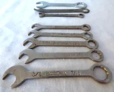 Vintage Oxwall Tool Co. Mini Wrench Set. 5 Pieces + 3 Misc Wrenches • $5