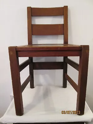 Antique Stickley Bros/Quaint Furniture Art/Craft/Mission Oak Chair Vintage 1910 • $149