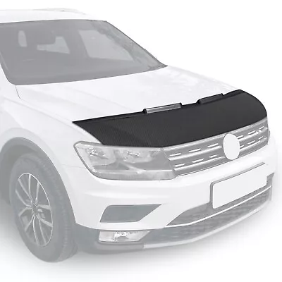 Car Bonnet Mask Hood Bra For VW Passat B8 2015-2019 Carbon Black 1 Pc • $70.90