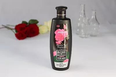 Rose Of Bulgaria 2 In 1 Shampoo And Shower Gel For Men 330ml • £7.50