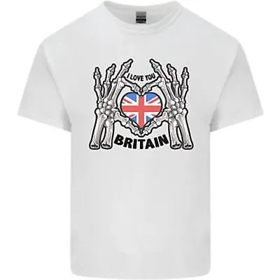 I Love You Great Britain Union Jack Flag UK Kids T-Shirt Childrens • £8.49