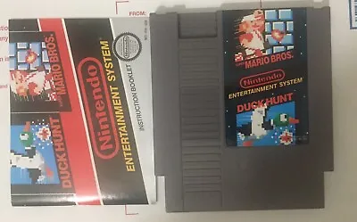 Super Mario Bros/ Duck Hunt NES Nintendo With Manual • $14.95