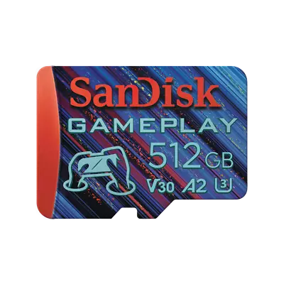 SanDisk 512GB GamePlay MicroSD Memory Card - SDSQXAV-512G-GN6XN • $59.99