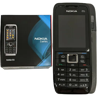 £615 • Buy Nokia E51 Single SIM 130MB + 96MB Black ABC Keypad Factory Unlocked 3G SIMFree