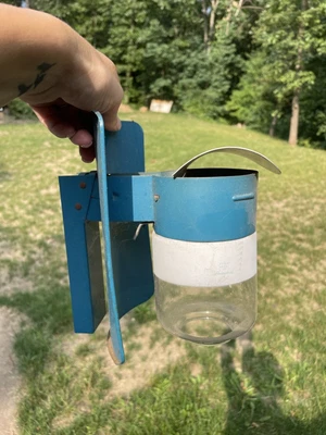 $100 • Buy Vintage Camper Propane Lamp, Blue, For Vintage Travel Trailer