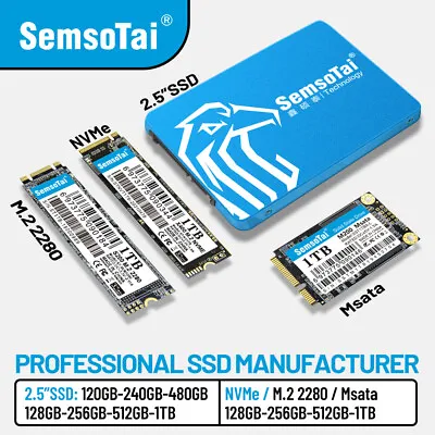 M.2 2280/ NVME/ MSATA/ SATA 3.0 Internal SSD Solid State Drive 512GB 2TB Lot • $14.90