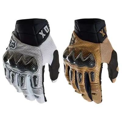 Fox Racing - Mens Bomber Comfortable Full Finger Dirt Bike Motocross Gear Gloves • $117.94