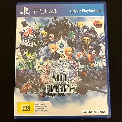 World Of Final Fantasy | PS4 | Sony Playstation 4 | 2016 | VGC • $24.95