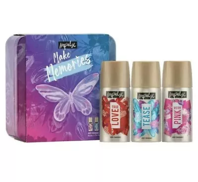 Impulse Make Memories Body Fragrance Gift Set (3x35ml) • £8