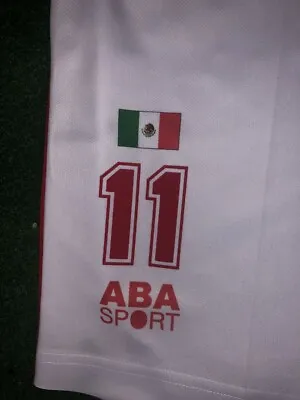 Mexico 1998 Cuahutemoc Blanco   Size L  Authentic Shirt Aba Sport  Shorts  • $88