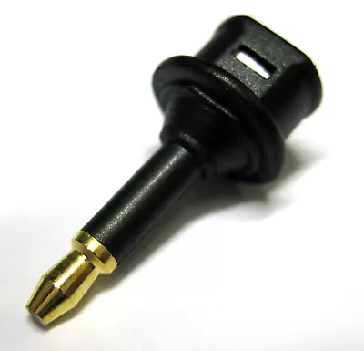 TosLink To 3.5mm Mini Jack Plug Optical Adaptor • £2.59