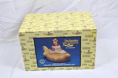 NEW The Beatles 1999 Limited Premiere Edition YELLOW SUBMARINE Cookie Jar Vandor • $199.99