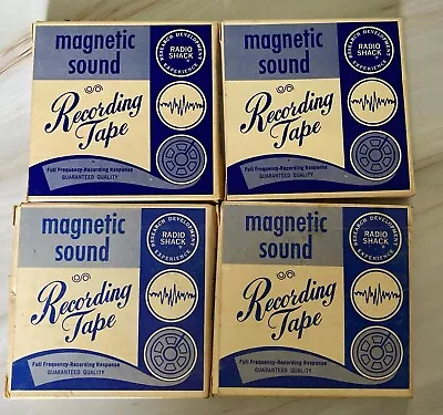 Realistic Recording Magnetic Tape 3  Reel Used (Lot Of 4) • $20